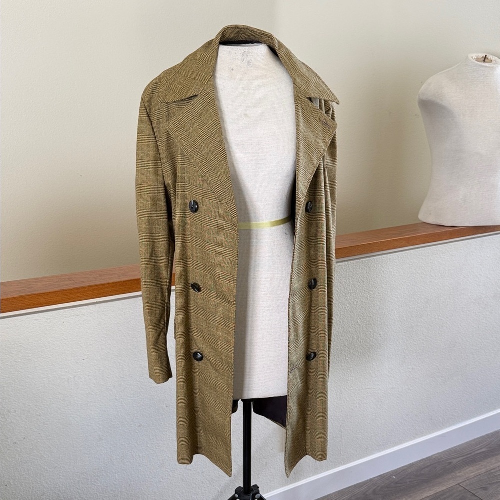 Stylish Brown Double-Breasted Coat